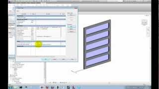 Revit 2012  FassadenelementFamilie erstellen  Teil 6  Die Familie intelligent machen [upl. by Yesac]