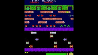 Frogger Arcade Longplay 1981 Hermatic [upl. by Mccartan47]