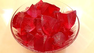 Homemade Jelly Recipe  jelly At Home  jelly [upl. by Namyac]