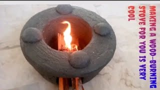 Making A Woodburning Stove For You Is Very Cool  Multifunction wood stove saves firewood [upl. by Avin]