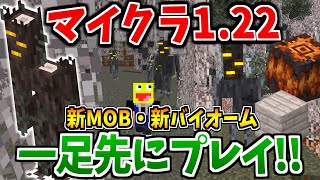 【マイクラ122】最新アップデートで追加される新MOB『クリーキング』『ペールガーデン』を先行プレイしてみたマインクラフト【Minecraft】【CreakingPaleGarden】 [upl. by Lerraj]