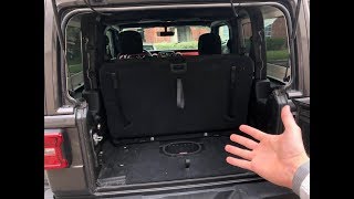 2 door JL Wrangler back seatstorage space and answering dailydriver questions [upl. by Triley]