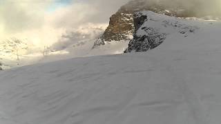 SaasFee 15a Official Freeride Piste [upl. by Nimrahc177]