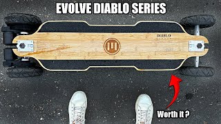 Evolve Diablo Bamboo Series Electric skateboard  First impressions [upl. by Arytahs349]