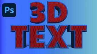 Photoshop 3D Text 2024  How to make 3D Text in Photoshop 2024 [upl. by Inol282]