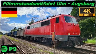 Führerstandsmitfahrt Ulm  Augsburg [upl. by Senhauser]