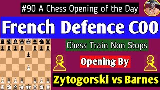 French Defence C00  Zytogorski vs Barnes 1855 chess [upl. by Chastity]