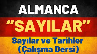 Almanca Çalışma Dersleri  5 Almanca Sayılar almancakelime almancaöğren almancaa1 [upl. by Nahsaj]