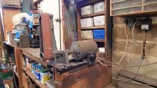 A look at my linisher  workshop belt sander [upl. by Eppes873]