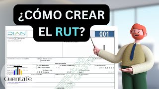 Como CREAR el RUT virtual por primera vez en la DIAN  Paso a paso [upl. by Valeda]