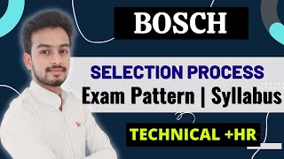 Bosch Exam Pattern  Syllabus  Selection Process  Online Test  Recruitment  How to prepare [upl. by Morey]