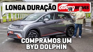 BYD Dolphin nosso primeiro carro elétrico tem amaciamento e pegadinhas na garantia [upl. by Morvin]