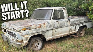 Will It Start ABANDONED 22 YEARS 71 F100 – Country’s Cheapest [upl. by Truelove]