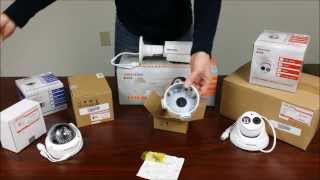 Various Hikvision IP Camera Mounting Options Includes New EXIR with unboxing by Intellibeamcom [upl. by Immot]