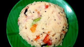 Rava Upma in Tamil  ரவா உப்புமா  South Indian Breakfast Recipe in Tamil [upl. by Rebm]