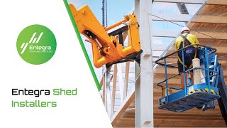 Entegra Shed Installers [upl. by Aerbas]