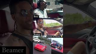 Beamer Benz amp Porsche‼️ No Bentley…Yet‼️ youtubereels reels foreign realdeallock cars [upl. by Inkster55]