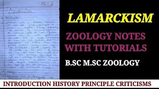 LAMARCKISM HINDI EXPLAINATION theoriesoflamarckism storyoflemarck critisismoflemarck zoolog [upl. by Claretta]