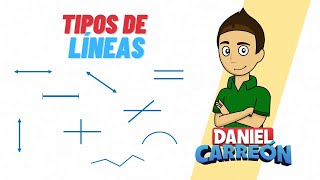 TIPOS DE LÍNEAS Super facil  Para principiantes [upl. by Lachlan810]