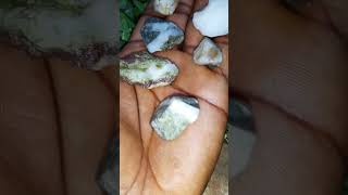 SPECIMENS OF WHITE MILKY QUARTZCHALCEDONY QUARTZ WITH SERPENTINE QUARTZ WITH PERIDOTITE etc [upl. by Lodi112]