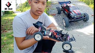 KERETA CONTROL WLTOYS 124019 150a ESC BRUSHLESS POWER TEST [upl. by Ecital]