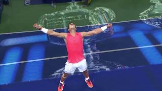 Rafeal Nadal Gives US Open Fans Ultimate Fist Pump [upl. by Lepp]