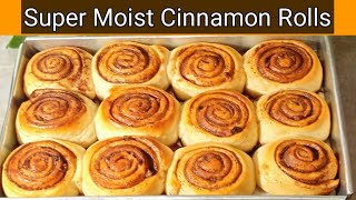 Super Moist Cinnamon Rolls  Quick amp Easy Homemade Cinnamon Rolls Recipe  Delicious Cinnamon Rolls [upl. by Hairem220]