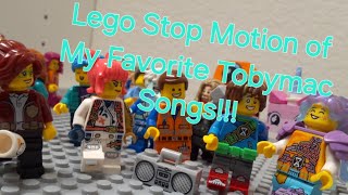 At Least some 😅 Of My Favorite Tobymac Songs😆Music Lego stop motion tobymac legostopmotion [upl. by Ayvid202]