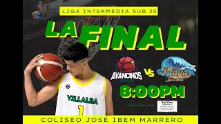 🎥EN VIVO 🏆Serie Final🏆 Juego 2 Liga Intermedia Sub20🏀 Playa Sin Arena 🏝 🆚 Avancinos de Villalba [upl. by Aydni]