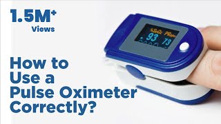 How To Use A Pulse Oximeter Correctly  Medicover Hospitals [upl. by Cortie]