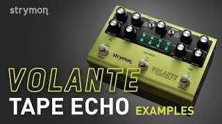 Strymon Volante  Tape Echo Examples  Demo [upl. by Chapa]