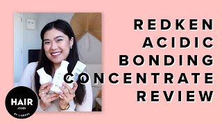 Redkens Acidic Bonding Concentrate Review  Haircom By LOreal [upl. by Salomie838]