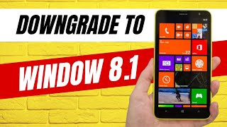 Method 2 Windows phone internals Downgrade from Windows 10 to 8 or 81  Lumia 1020  Nokia [upl. by Schrader]