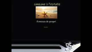 Canzone x lestate  F De Gregori Cover [upl. by Dadinirt842]