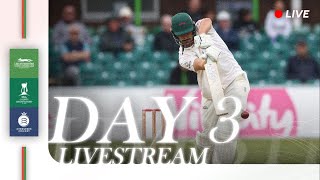 LIVE  Leicestershire CCC v Middlesex CCC Day Three  County Championship [upl. by Ioved]