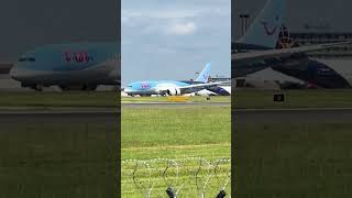 Touchdown TUI B7878 Dreamliner GTUIF shorts [upl. by Lleira]