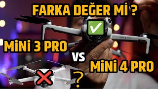 DJI Mini 4 Pro vs Mini 3 Pro  Bilmeniz gereken Her şey [upl. by Ferrell]