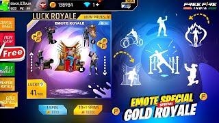 NEW SPECIAL GOLD ROYALE കണ്ടോ 😍 FREE EMOTE കിട്ടും 🔥FF NEW EVENT TODAY FF NEW EVENT MALAYALAM [upl. by Pillsbury]