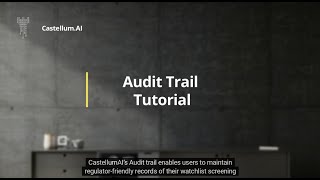 Tutorial Audit Trail [upl. by Stucker]