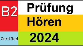 GAST  B2 Prüfung  Hören Übungssatz  GAST DTZ 2024 TEST 01 German Test For Immigranten [upl. by Gregson]