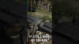 Read Dead Redemption 2 Benchmark i7 3770 and RX 580 8gb shorts short [upl. by Mariand]