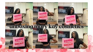 unboxing mary kay cosmetics welcome starter kit 💕 beauty  baby reiii [upl. by Imeka]