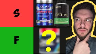 BEST Creatine Brands Tier List [upl. by Yorel]