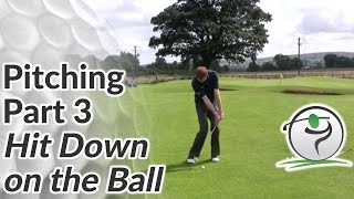 Pitching Clean Shots Every Time  Hit Down on the Golf Ball [upl. by Renae]