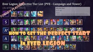 How To Get The PERFECT Start In Ever Legion [upl. by Eetsim236]