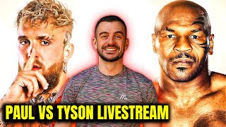 Jake Paul vs Mike Tyson Livestream Shaun Jones Fight Companion [upl. by Acinet]