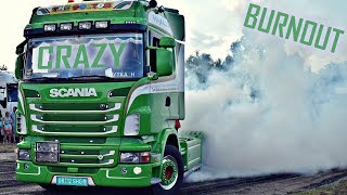 LOUD Scania R500 V8 INSANE BURNOUT amp DRAG Kacsa  Ytka [upl. by Pippas]