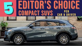 Car amp Driver’s Editors Choice List  5 Top Compact SUVs [upl. by Irik]