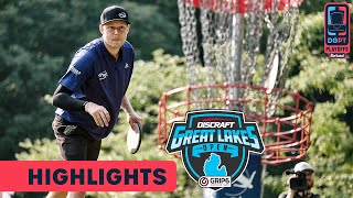 Round 3 Highlights MPO  2023 Discrafts Great Lakes Open [upl. by Hedberg]