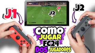 Como jugar FC 24 NINTENDO SWITCH con AMIGOS 2 joycons Fácil y Rapido [upl. by Juta293]